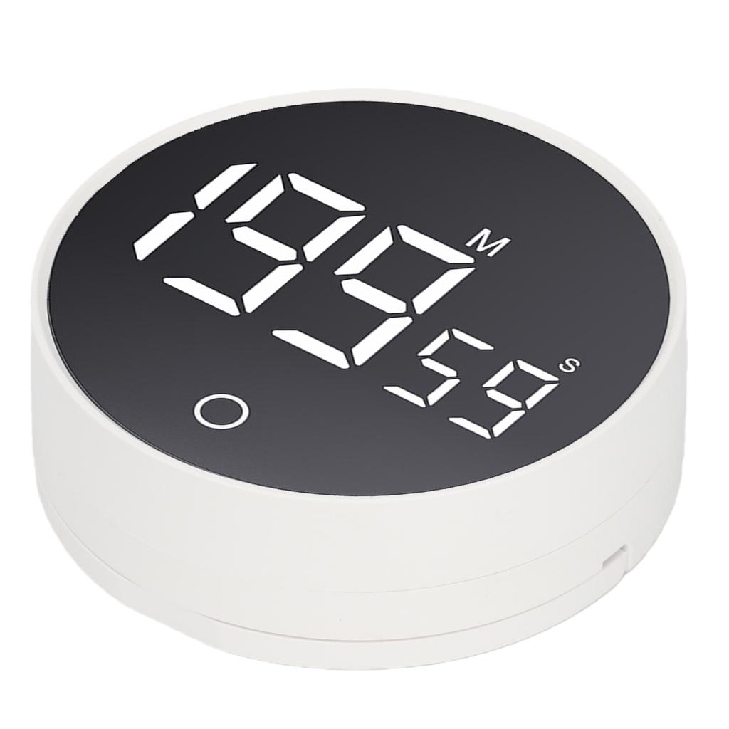 Rotating Countdown Timer LED Visual Student Exercise Reminder White