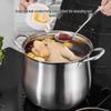 SULE Thickened Stainless Steel 26cm Stock Pot