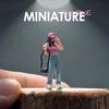 1/64 Diorama Figure Miniature Layout 2.6 cm in Height Street Scene People Model Female Character for