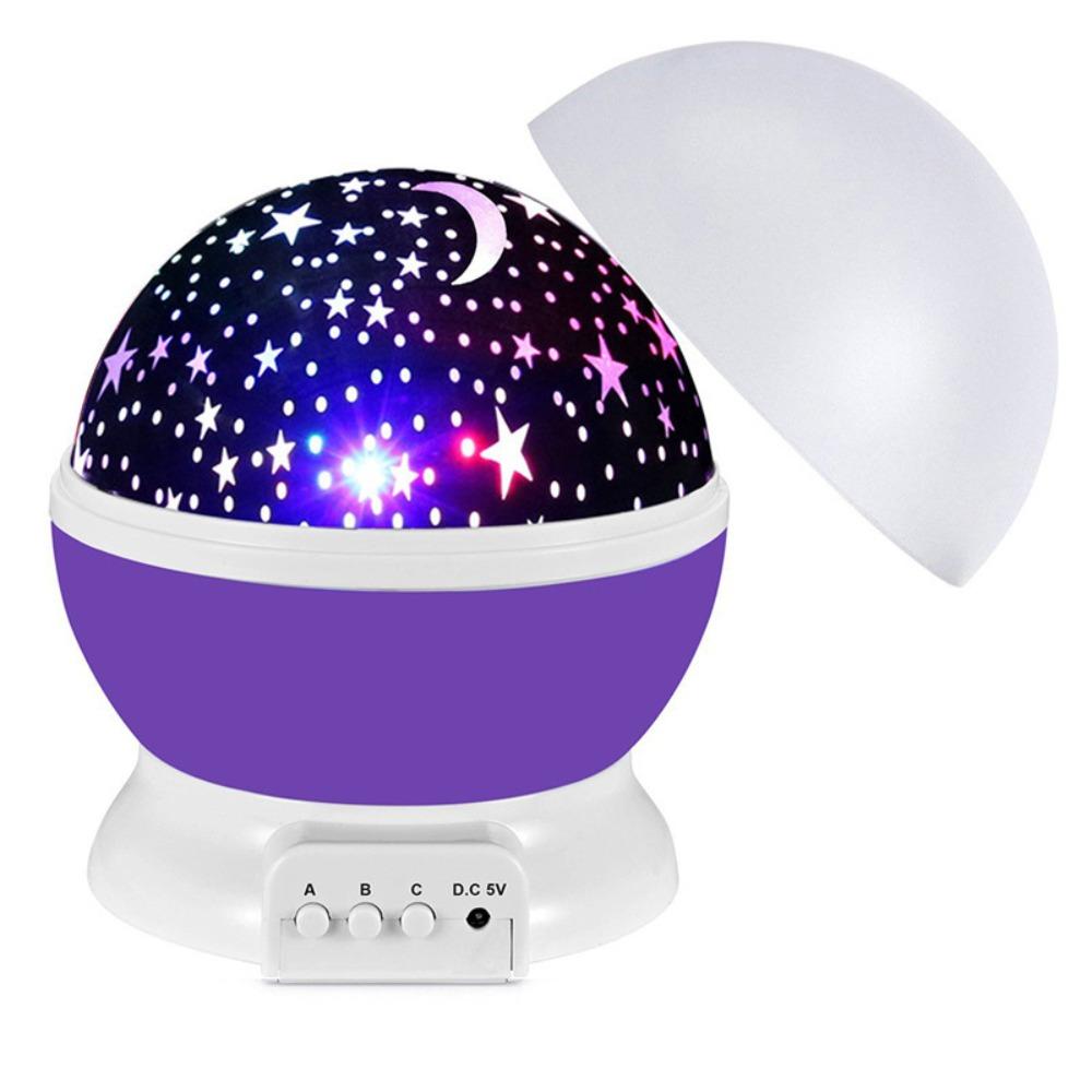 Colorful Star Projector Light Rotating Atmosphere Lamp Portable Galaxy LED Projector Home Decor