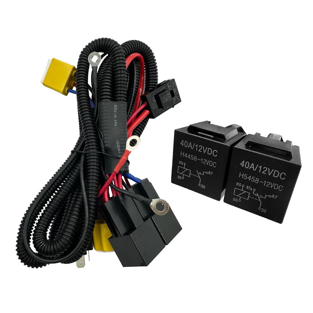 OTORAM Compatible General Purpose Fog Lamp Relay Harness Kit Rocker