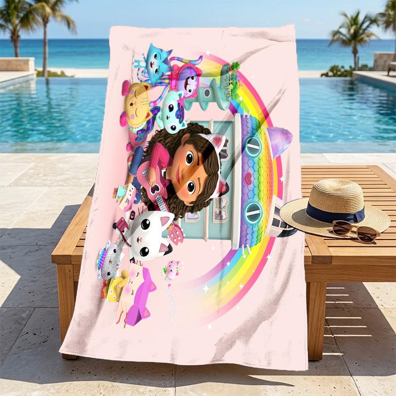 Rainbow Friends Stylish Digital Printing Beach Towel Quick Drying Absorbent Blanket For Beach Pool Gym Travel Christmas Gift C9211895