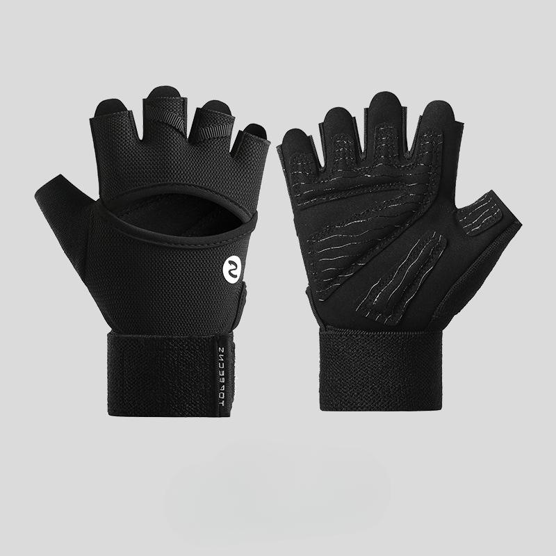 

Напульсник Перчатки без пальцев Летние фитнес-перчатки для женщин Оборудование для тренировок йоги Нескользящие Износостойкие Тонкие велосипедные спортивные перчатки L