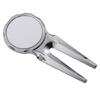 Mini Golf Divot Tool, Zinc Alloy Multi-functional Golf Divot Repair Pitch Fork