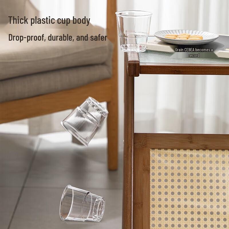 Meiliya 200ml PS Disposable Plastic Cups (40 Count)