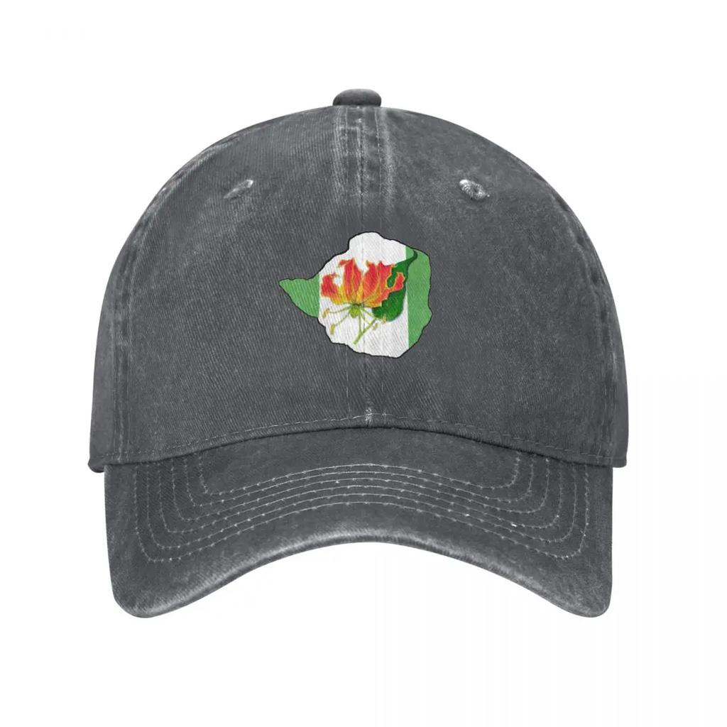 Flame Lily of Rhodesia Baseball Cap Funny hats Trucker Hat fashionable hard hat Baseball For Unisex Womens
