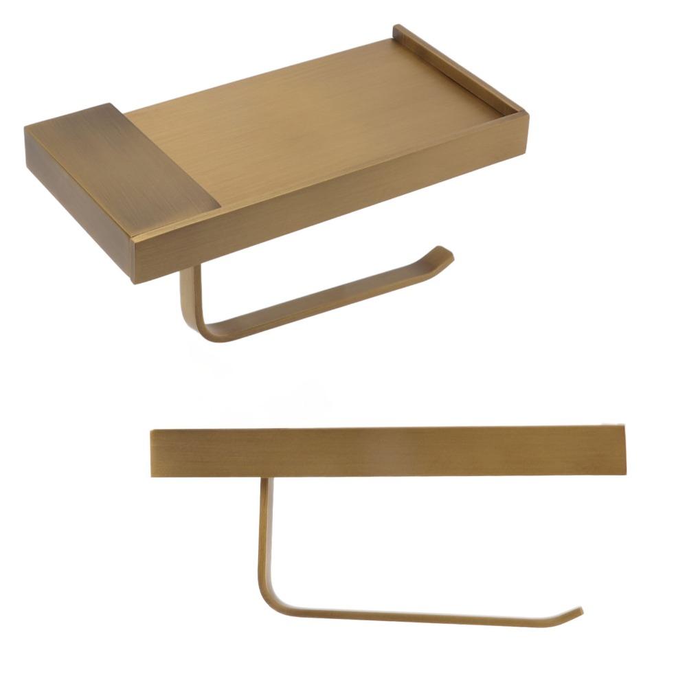 Copper Paper Towel Holder Antique Style Tissue Roll Hanger  Kitchen Bathroom Washroom
