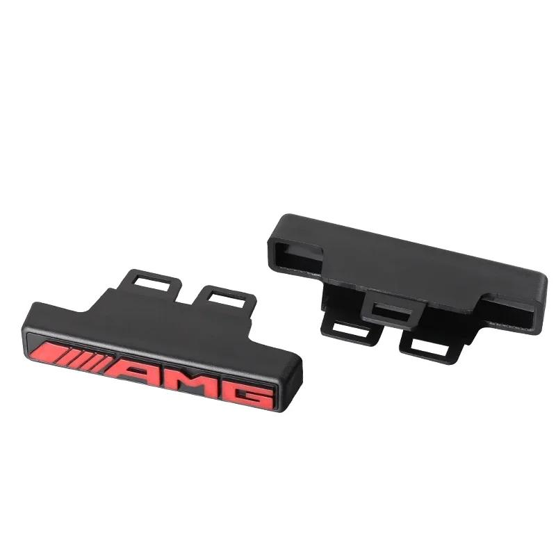 New For Mercedes Benz 3D Car ABS AMG Emblem Front Grille Badge Sticker Decoration for Mercedes Benz A B C E G Class GLA W176 W21
