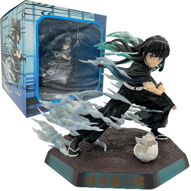 18cm Kimetsu No Yaiba Anime Figure Tokitou Muichirou Demon Slayer Action Figure Mitsuri /Shinobu /Nezuko Figurine Model Doll Toys