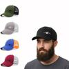 Mountain Embroidery Mesh Cap Adjustable Fit Sun Shading Hat Breathable Hat  Unisex Wear
