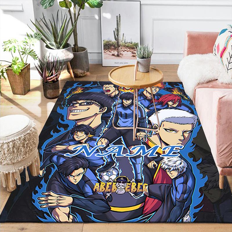 Custom 1Pc Powerful Anime Characters Rug Office Carpet Indoor Outdoor Entrance Doormat Nonslip Soft And Comfortable Living Room D29155
