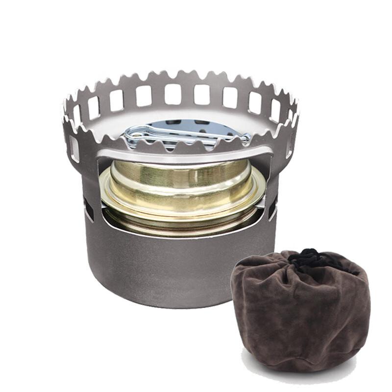 Portable Outdoor Liquid/Solid Alcohol Stove 1