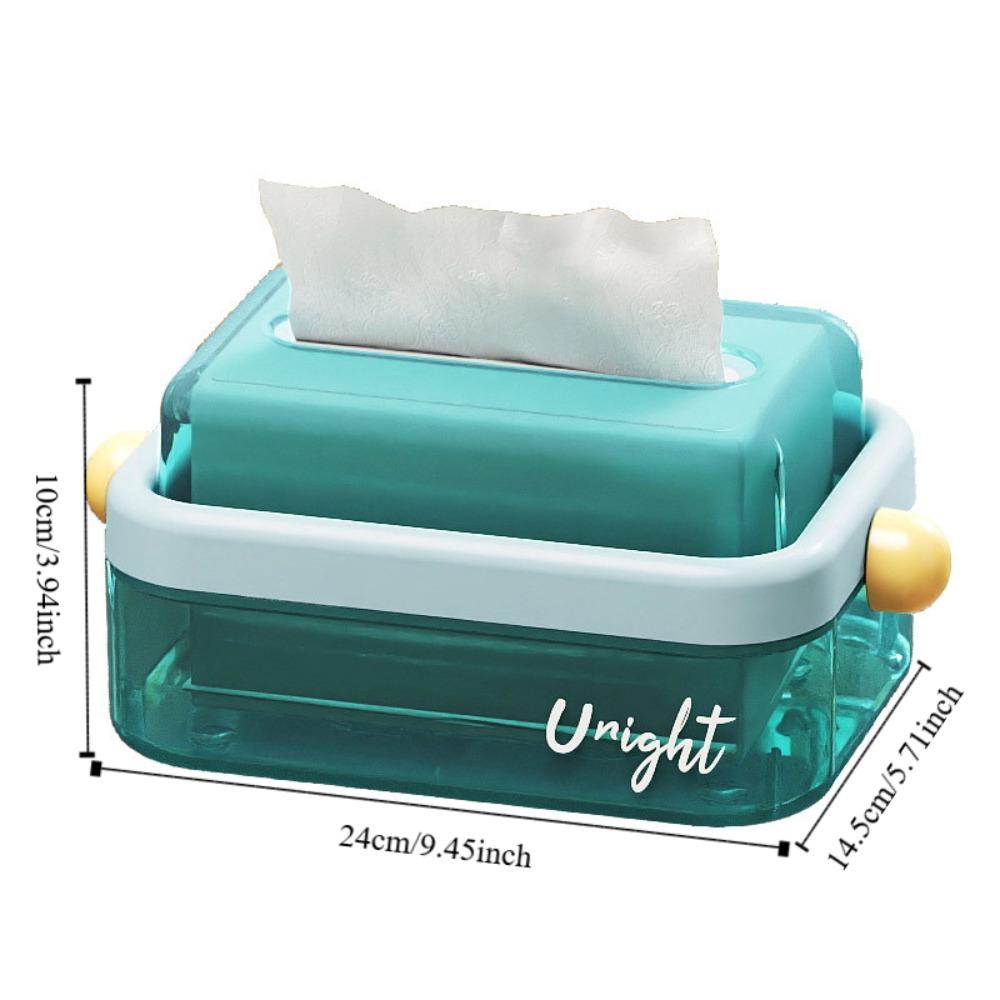Large Capacity Tissue Storage Box Plastic Tissue Holder Modern Napkin Holder  Bathroom