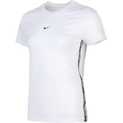 Moisture Wicking Breathable Casual Comfortable Round Neck Short Sleeve T-Shirt Women Tops White AR5341-100