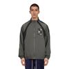 Li Ning X Mister Cartoon Συνεργασία Σειρά Badfive Color Block Γράμμα Φερμουάρ Όρθιο Κολάρο Μακρυμάνικο Μπουφάν Ανδρικό Μπουφάν Γραφίτης-Γκρι AFDT857-1