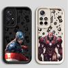 Marvel Deadpool Captain America Hülle für Xiaomi Redmi Note 13 14 Pro Plus 12s 11s 10 11 12 Pro Weiche Hülle