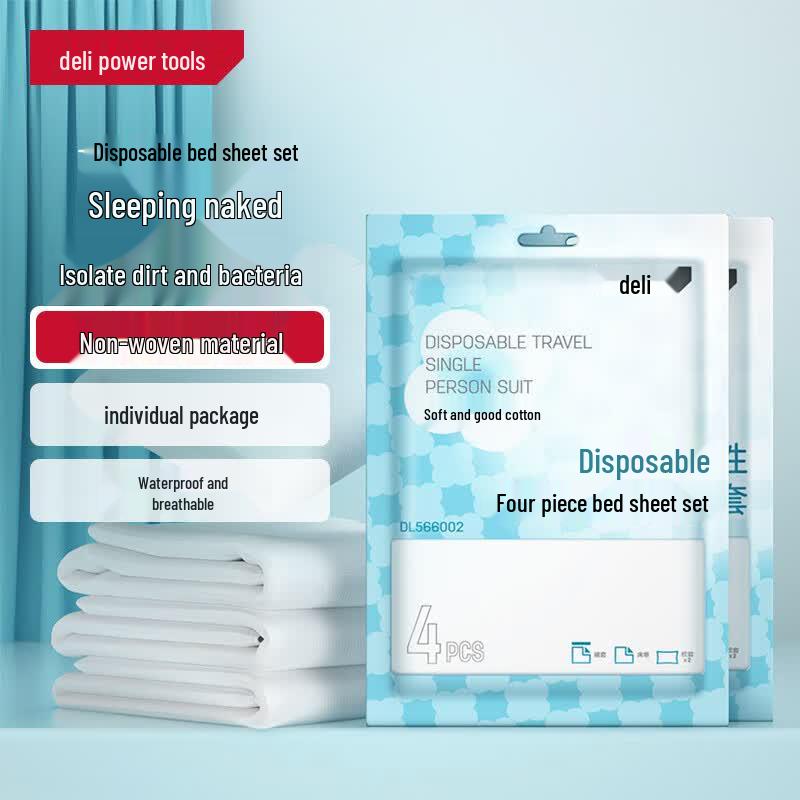 Deli Disposable Double Bedding Set