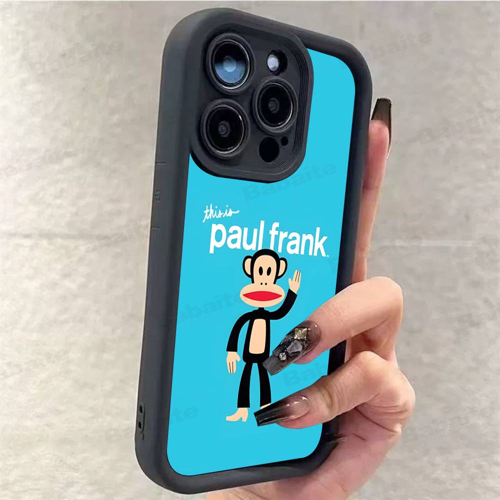 

Classic Fashion Logo P-Paul F-Frank Phone Case For iPhone 11 12 13 16 15 17 14 Pro Max Soft Funda Silicone Cover iPhone 13pro max
