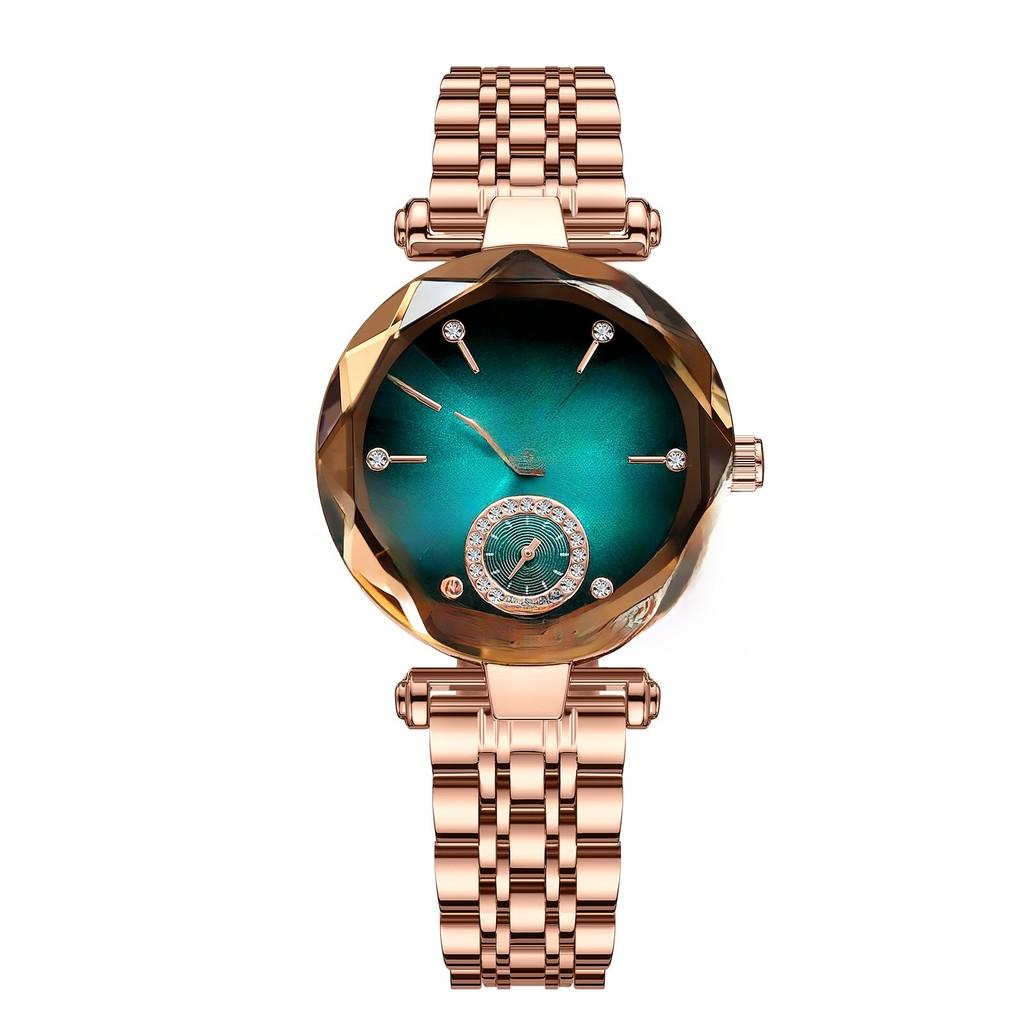 

Waterproof Ladies Watch With Quartz Movement And Sapphire Glass For Casual Wear зелёный