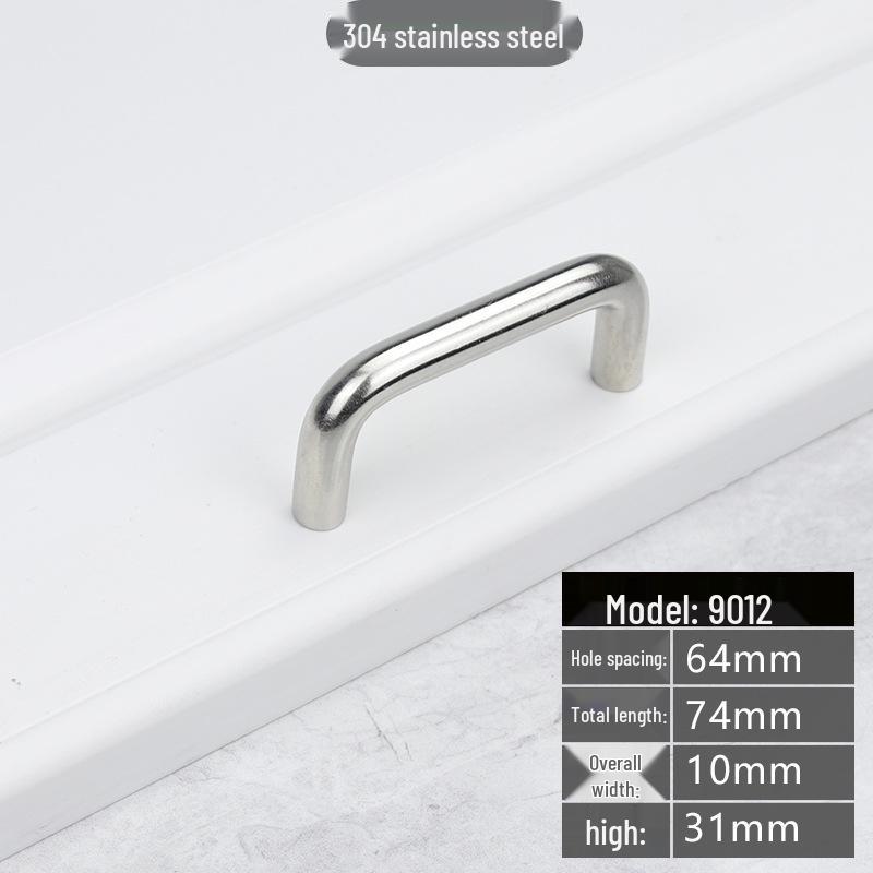 304 Edelstahl U-förmiger Griff für Schränke, Schubladen und Kleiderschranktüren