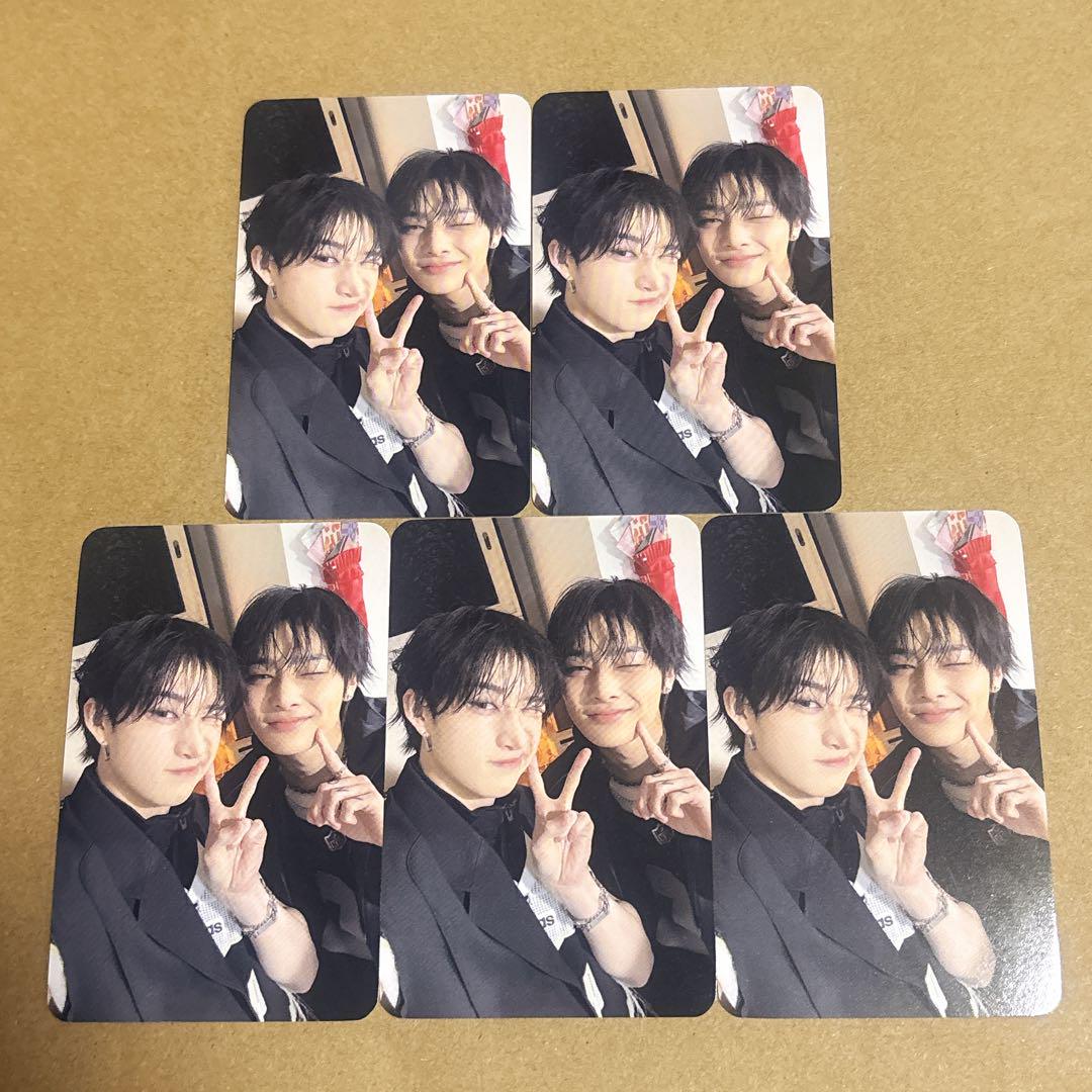 

[USED] Bang Chan, I.N, Lucky Drop Trading Cards, 5-Piece Set, 2nd Series, Pop-Up, KARMA