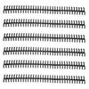 10PCS 34 Hole Binding Spine Plastic Split Loose Leaf Rings Detachable Binding Loop 12mm Diameter