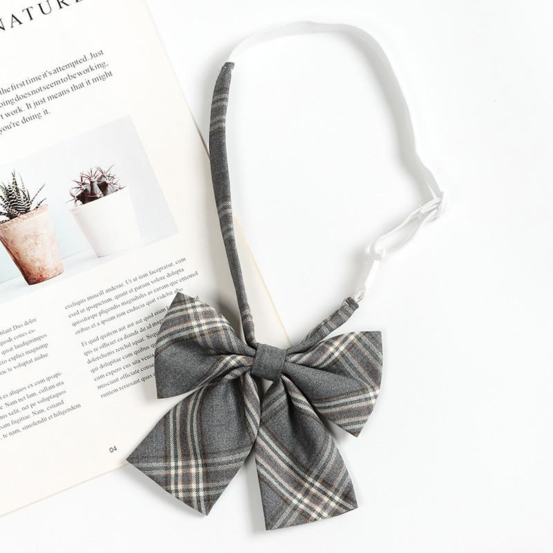 Childrens Lattice Pattern Necktie With Striped Polyester For Casual School Wear