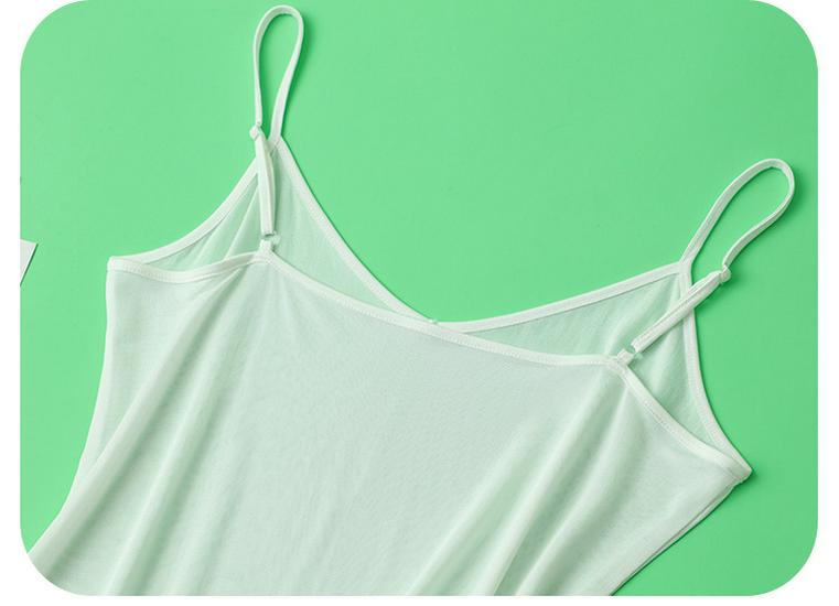 Ultra-Thin 100% Mulberry Silk V-Neck Camisole Tank for Women - Summer Base Layer