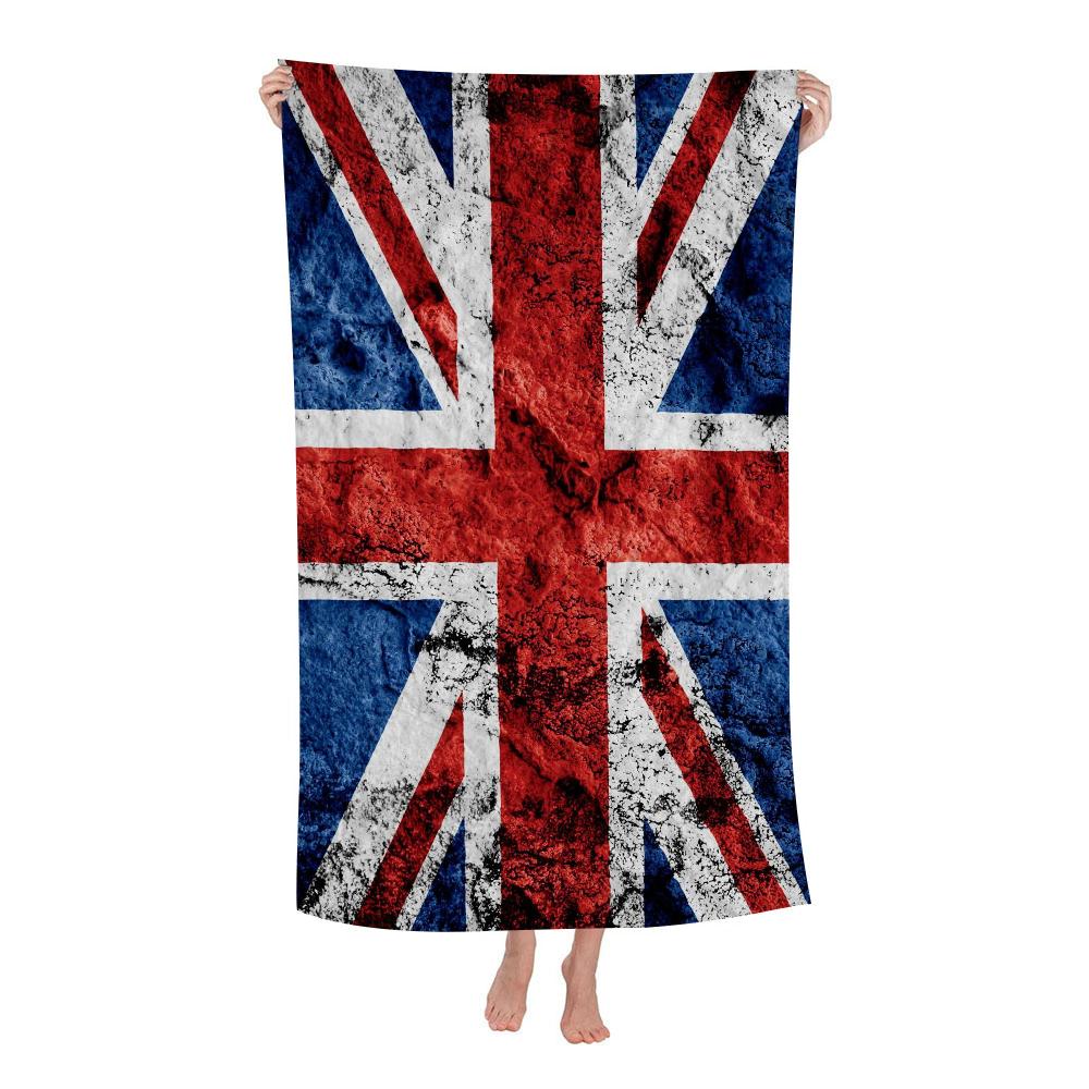 UK England Flagge Große Mikrofaser Strandtücher Schnelltrocknendes Handtuch Sandstrandtücher Poolhandtuch für Reisen Schwimmbad Yoga