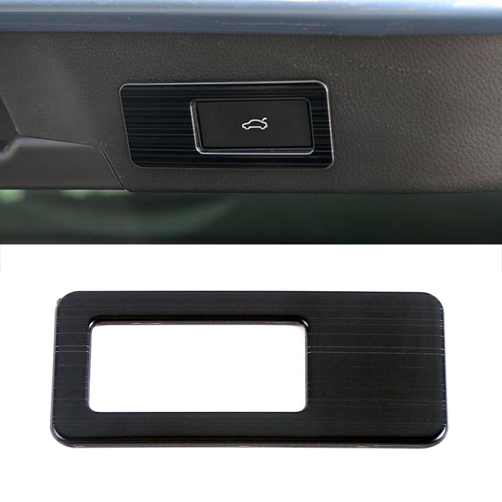 Für Volkswagen VW ID.4 ID4 2024 2024 2024 Auto Heckklappe Heckklappe Öffnen Schalter Taste Rahmenverkleidung Edelstahl Warnaufkleber