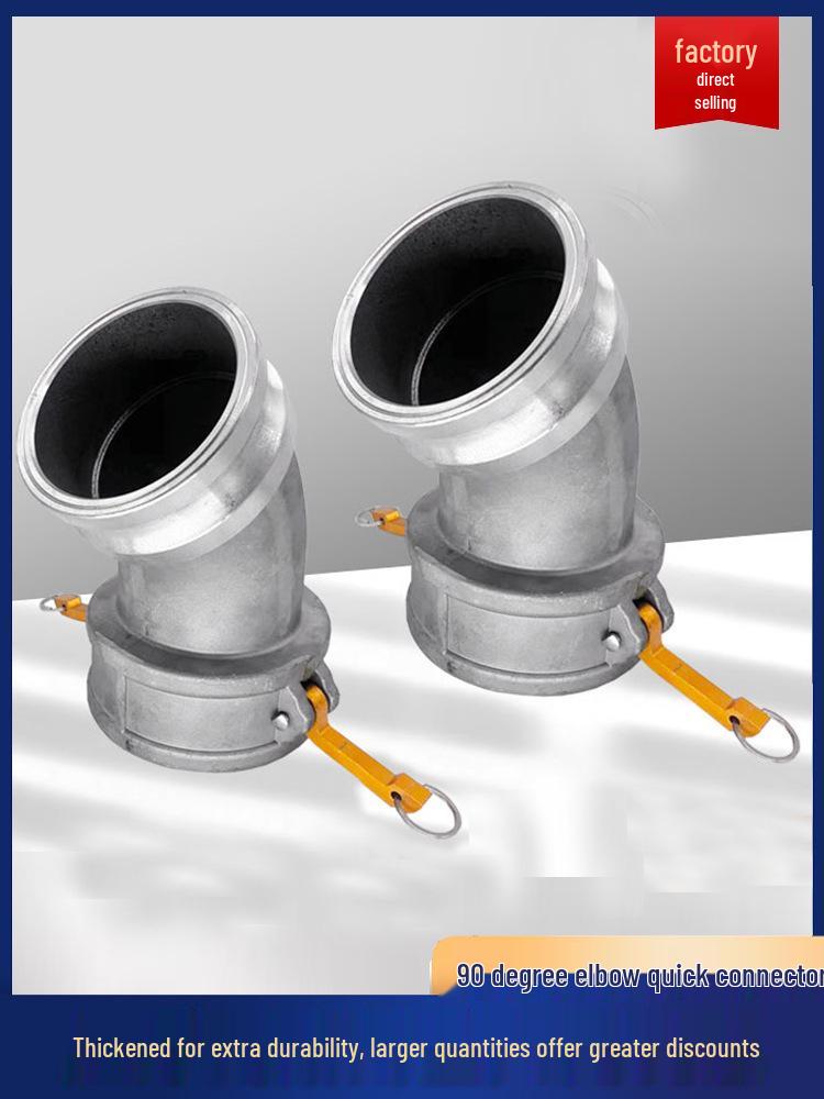 Aluminum Alloy Type C Male & Female Quick Coupler Hose Fittings with Reducing Lever