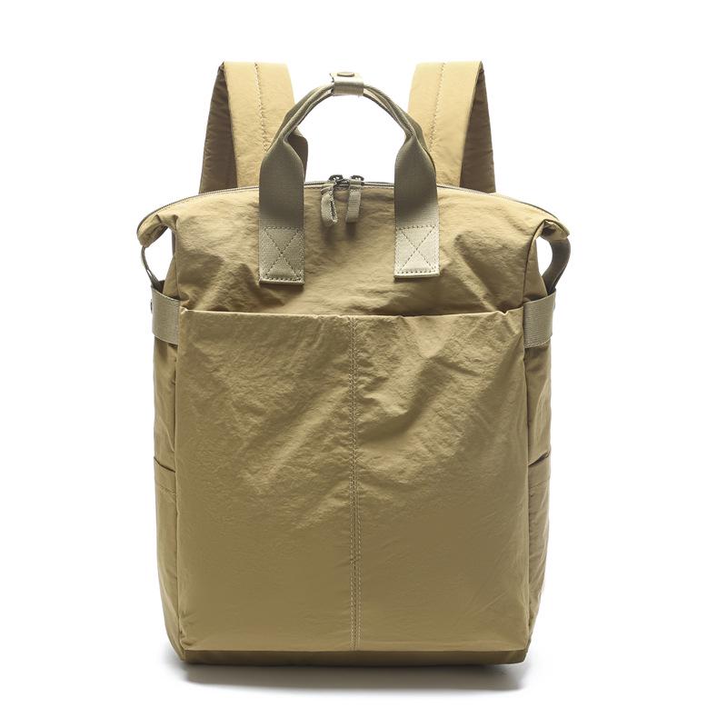 Unisex Lässiger Outdoor-Rucksack: Großes Fassungsvermögen, Wasserabweisend, Strukturierte Unifarbe, Ideal für Reisen, Sport und den täglichen Weg zur Arbeit.
