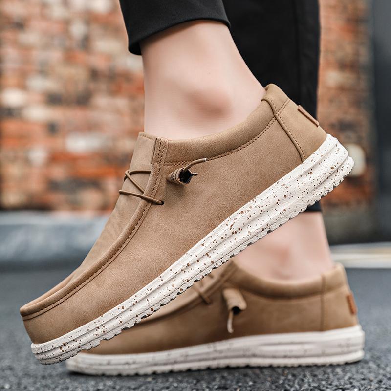 Men's New Loafers Non-slip Breathable Driving Flats Spring Walking New Work Shoes Casual Sports Men's Shoes Plus Size
