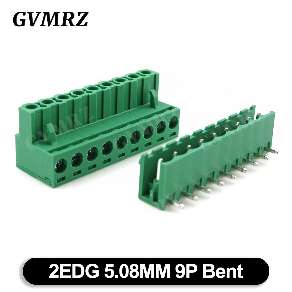 5Set 2EDGK 5.08mm Terminal Block Male Female 5.08 Plug-in Opening PCB Connector 2EDG PCB 2P 3P 4P 5P 6P 7P 8P 9P 10P 12P