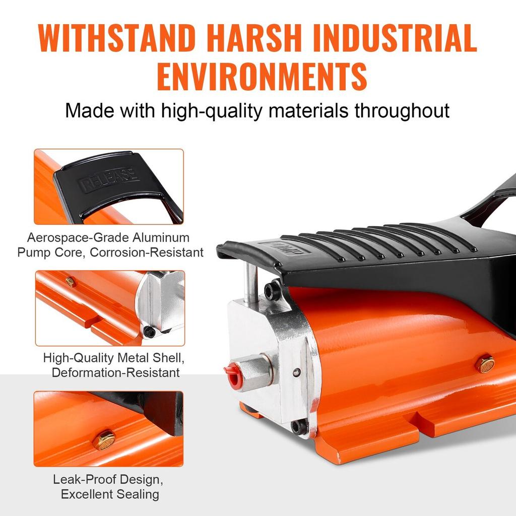 Air Hydraulic Pump Air Actuated Foot Pump 10,000PSI Frame Machine Pump