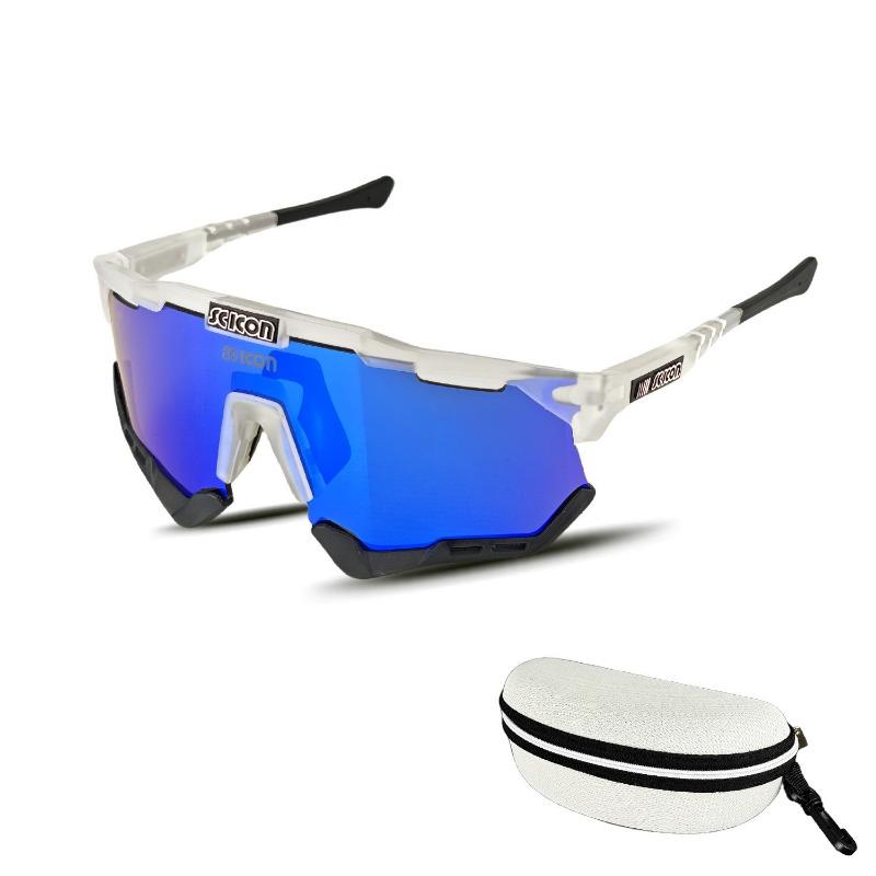 Men's and Women's Sports Glasses, Outdoor Riding Goggles, Motorcycle Lenses, Running Marathon Riding Glasses, Discoloration