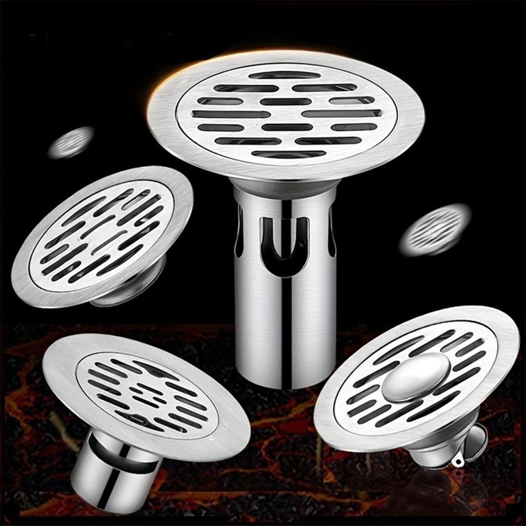 Stainless Steel Floor Drains Anti-odor Drainer Shower Strainer Cover Bathtub Ground Leakage Bathroom Hardware Accessories