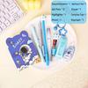 9pcs/Set Cute Stationery Set Multiple Colors Daily Writing Supplies For Students, Ideal Gift For Holidays Birthdays Class Event