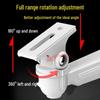 Universal Aluminum Alloy Wall Mount Bracket for Surveillance Cameras CN Plug (adapter Included)