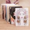 50Pcs/Lot Earring Card Four Holder 5x7cm Hot Girl /Abstract painting paper card Jewelry Accessory Package Cards