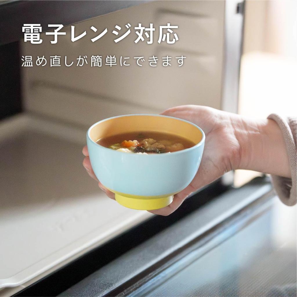 Asahi Koyo Tableware 6 Piece Blue Made in Dishwasher Microwave Tableware Series that Can Be Used as a Set Home Children's Set, Set, Gift, Japan, Safe,