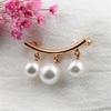 Simple Jewelry Korean Anti Slip Simulated Pearl Brooch Cardigan Enamel Pin Wearing