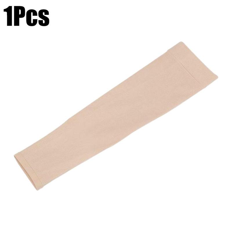 

1pc Forearm Tattoo Cover Up Compression Sleeves Skin Color Concealer Cycling Sports Sun Protection Elastic Long Sleeves New