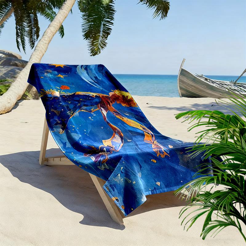The Little Prince2 Print Beach Towel, Large Soft Quick Dry Towel for Beach Camping Swimming