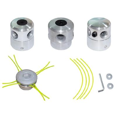High Performances Aluminum Grass Cutter Replacement Head With 4Preloaded Strings For Gardening Tool Accessories