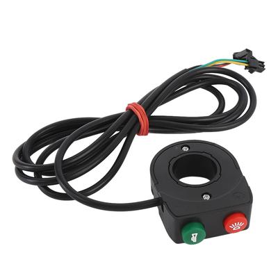 2 in 1 Motorrad Hupen Lichtschalter Lenker Licht Hupe Ein Aus Schalter Taste für Roller Elektrofahrrad 1.5