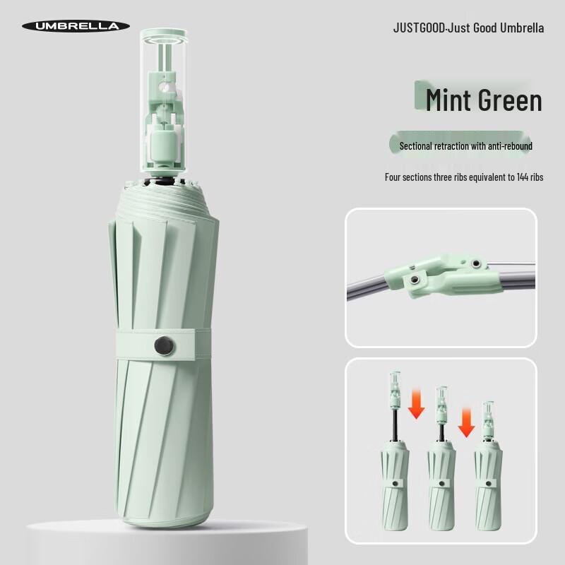 MAYDU M3080 Automatic 12-Rib Folding Umbrella