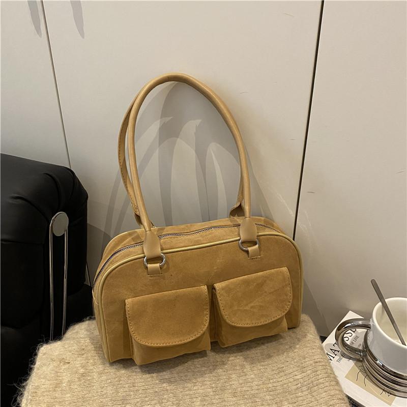 Trendy Women's Commuting Hand-held Small Square Bag, 2026 New Korean Versi Fashiable Versatile Shoulder Bags