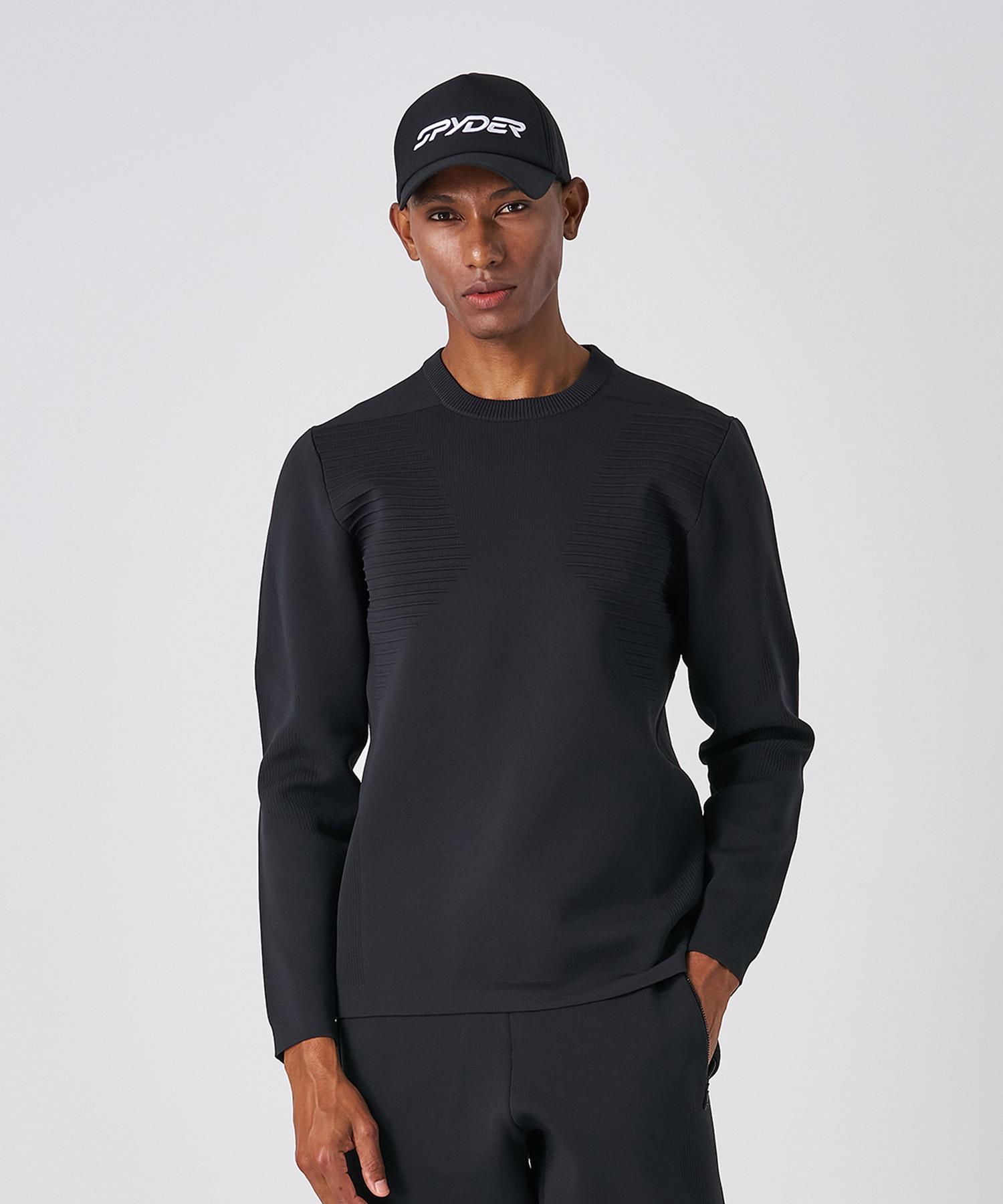 Spyder Men S 4-Way Stretch Lightweight Sweater Spjwcnrl204Mblk Black/095