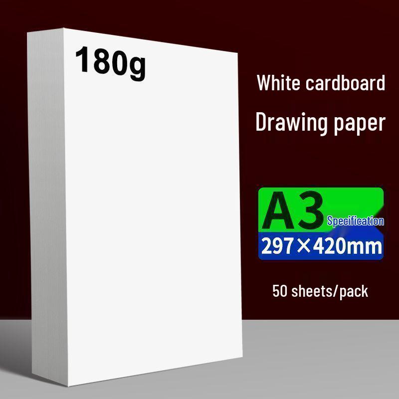 Białe Kartony - Format A4 i A3, Dutch White, do Sztuki Dziecięcej, Rysowania 4K i 8K oraz Projektów Rękodzielniczych.